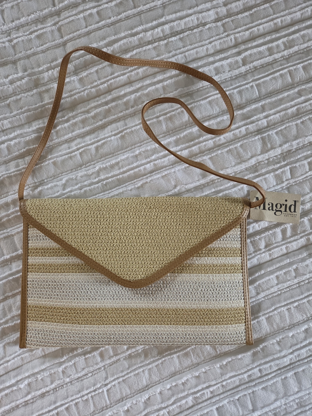 Magid Straw Clutch/Crossbody Bag